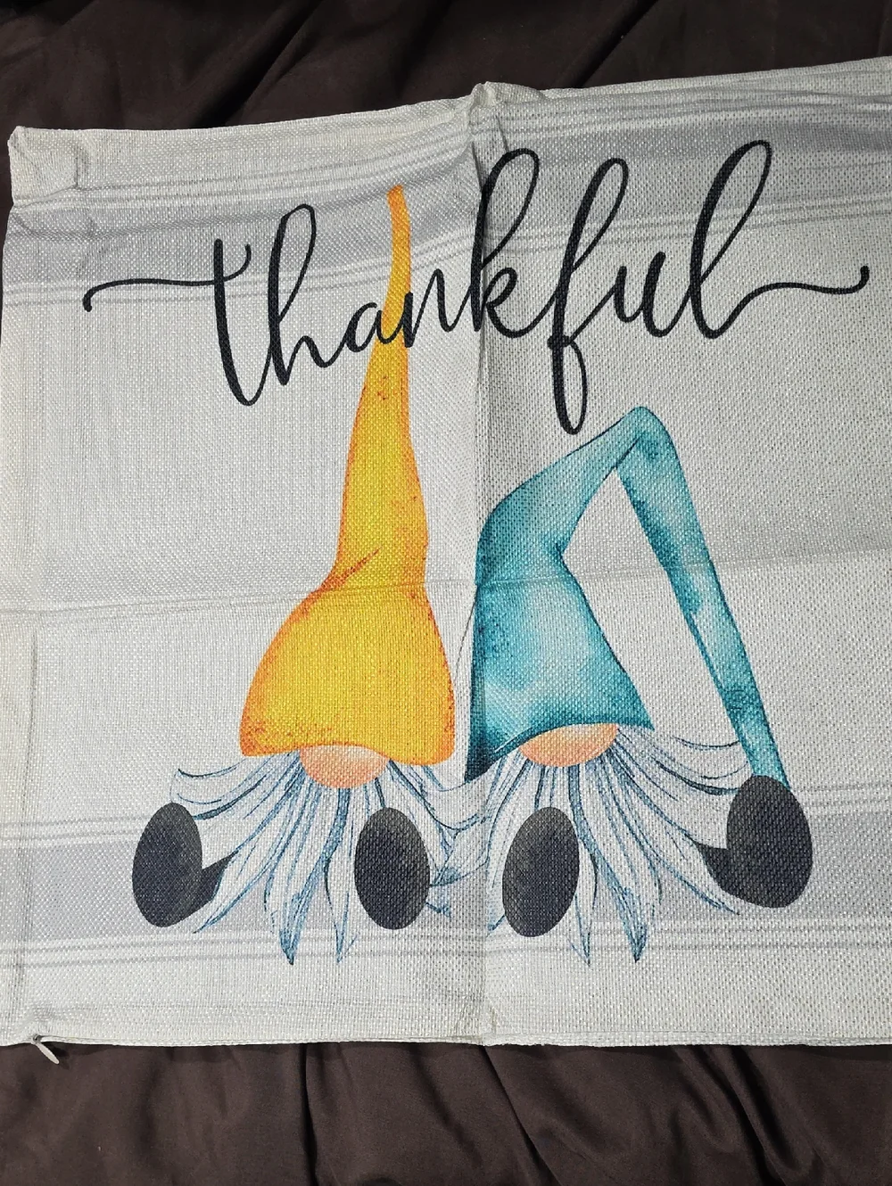 4 Fall Pillow Cases Aprox 17 X 18 Inches Zippered Bottom